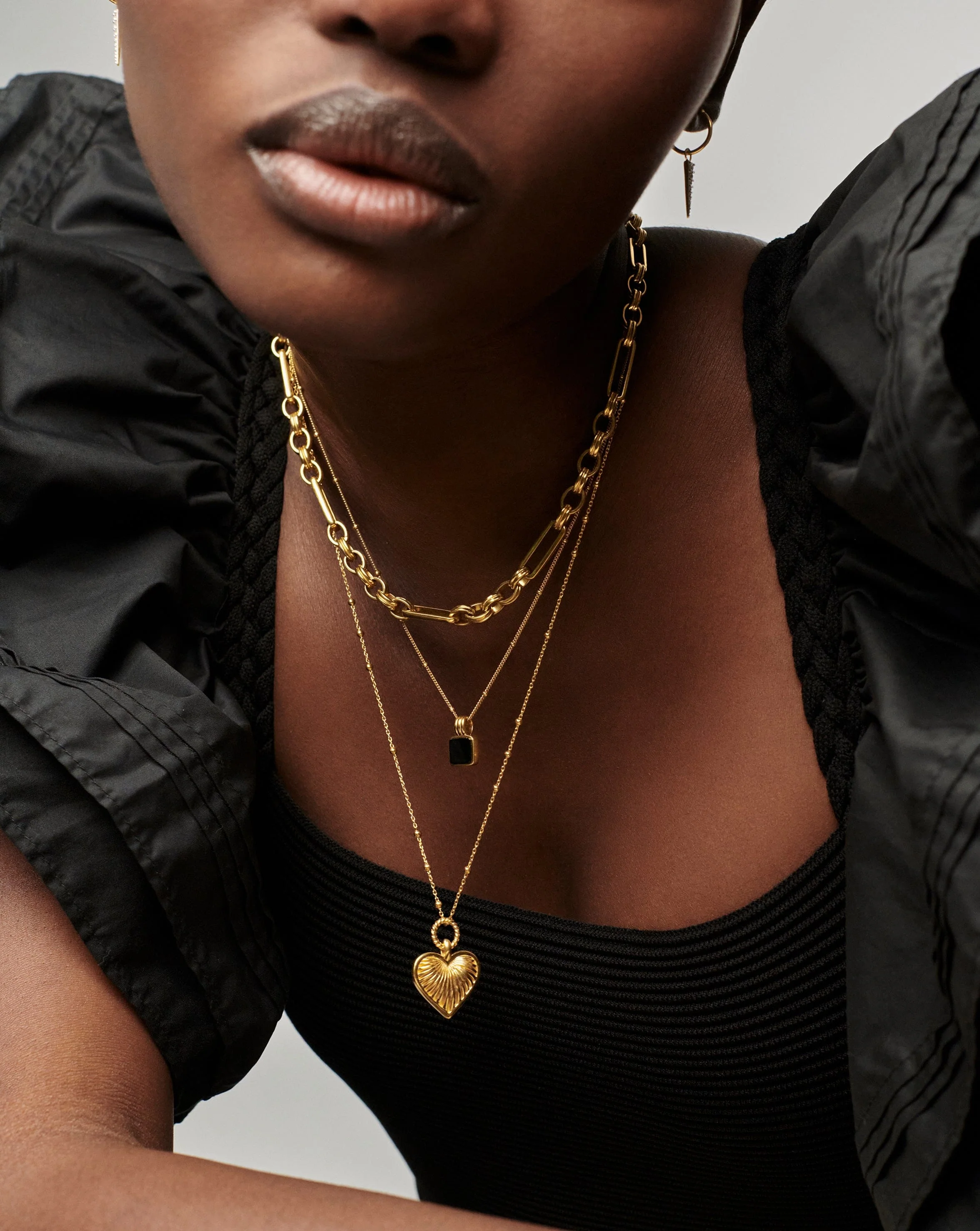 Axiom Chain Necklace | 18k Gold Plated - Image 3