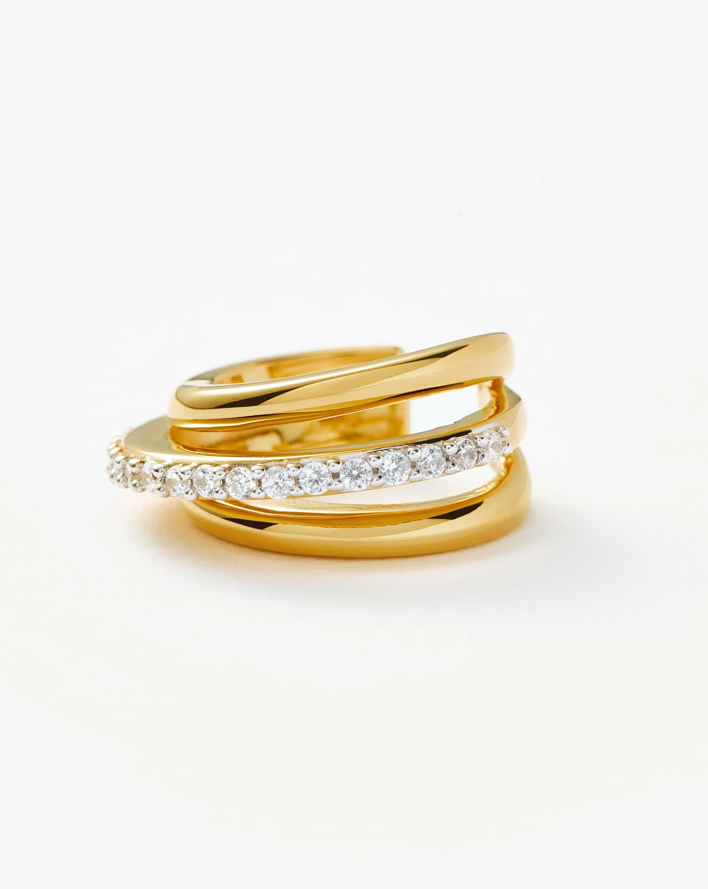 Celestial Pave Ear Cuff | 18k Gold Vermeil/Cubic Zirconia - Image 4