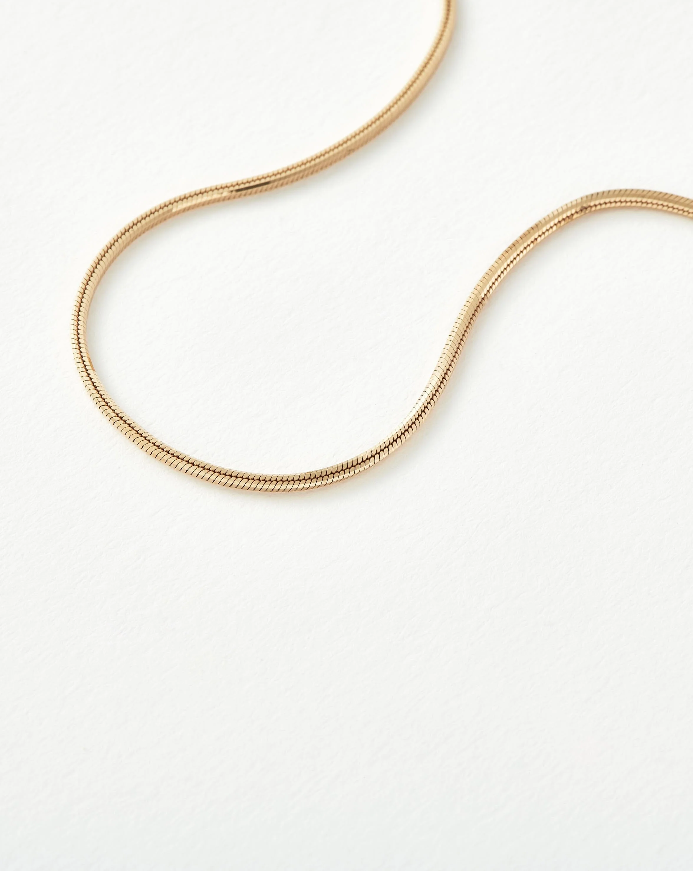 Solid Gold Square Snake Chain Bracelet | 14k Solid Gold - Image 4