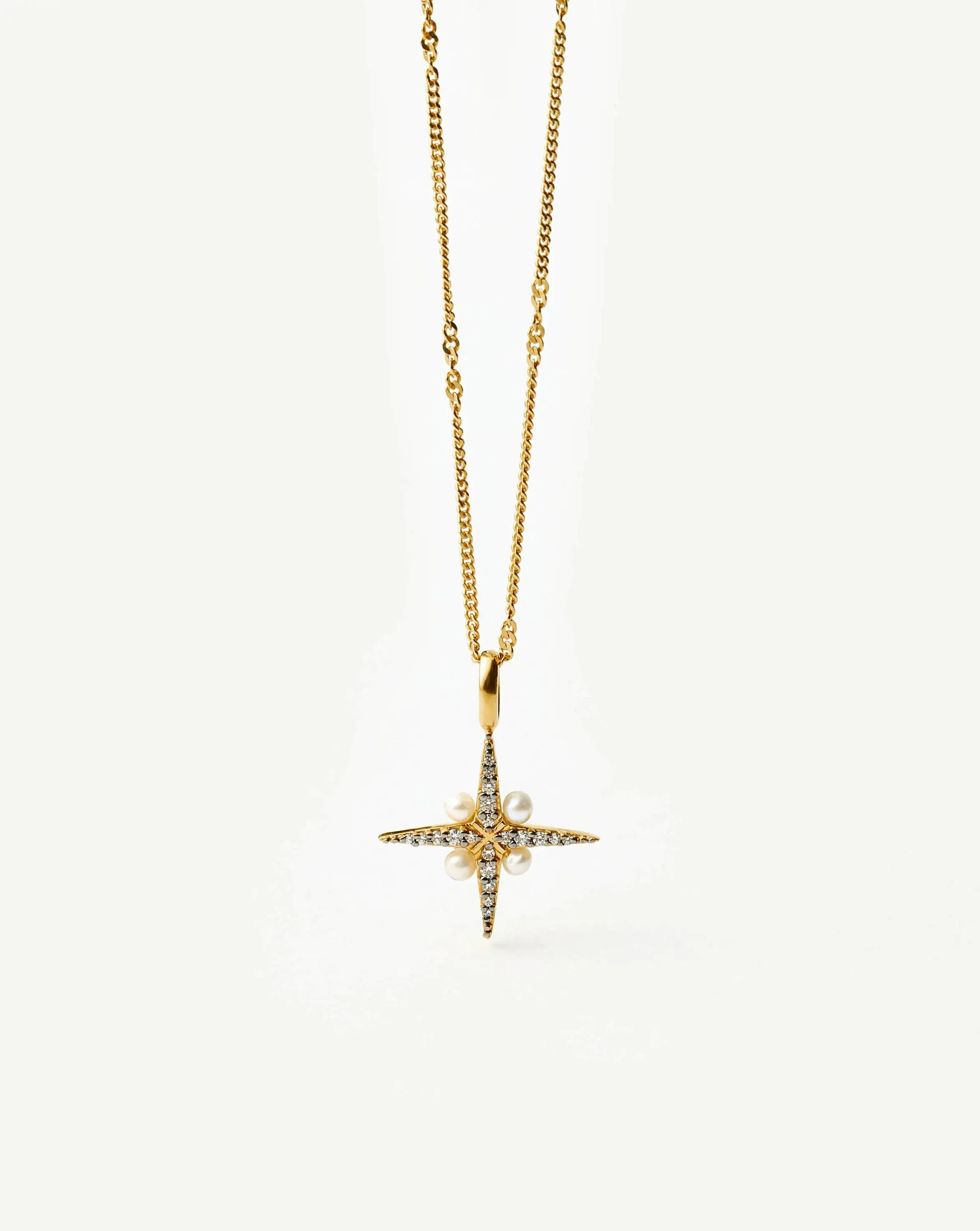 Harris Reed North Star Pearl Necklace | 18k Gold Vermeil/Pearl - Image 5