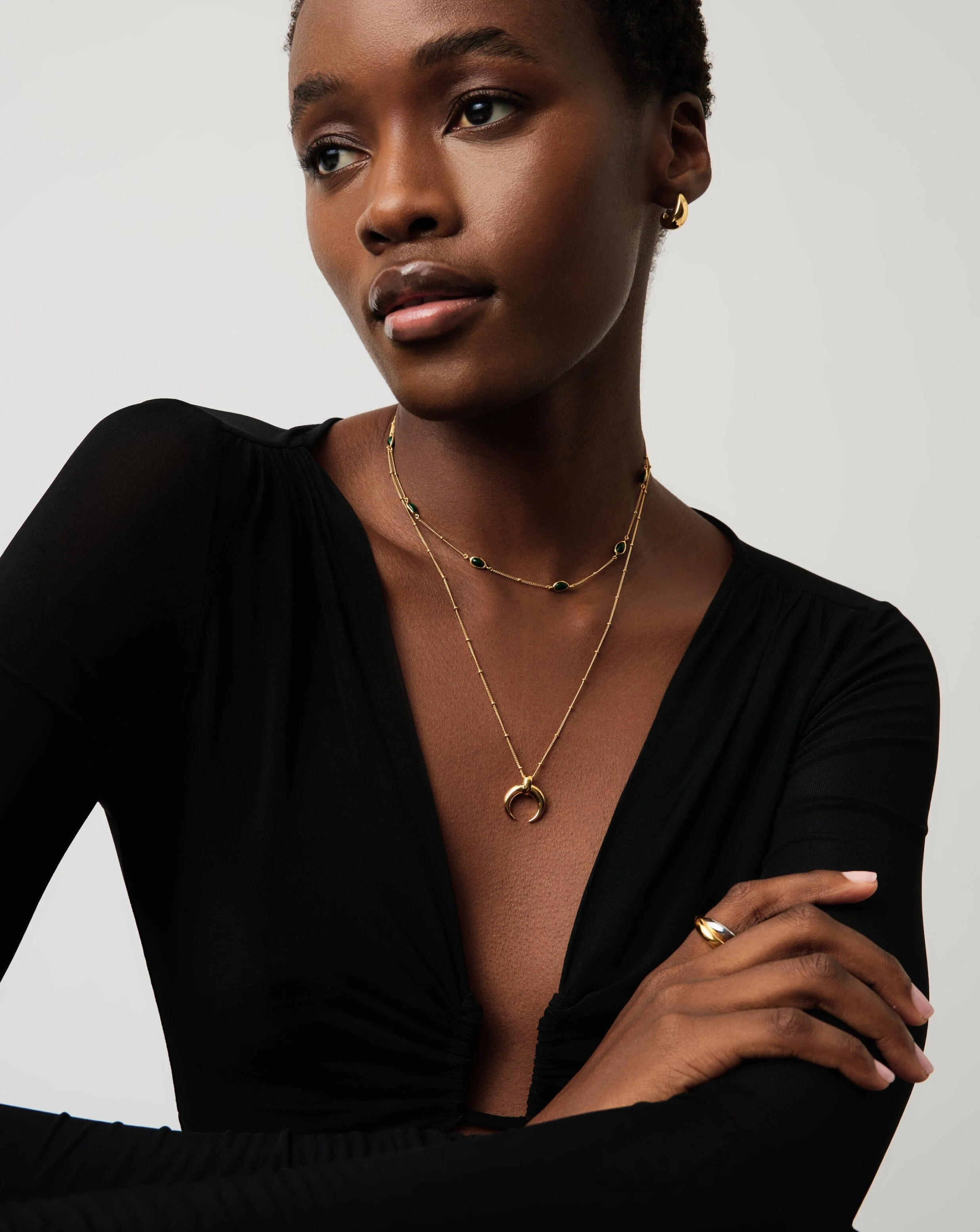 Lucy Williams Large Horn Necklace - Image 3