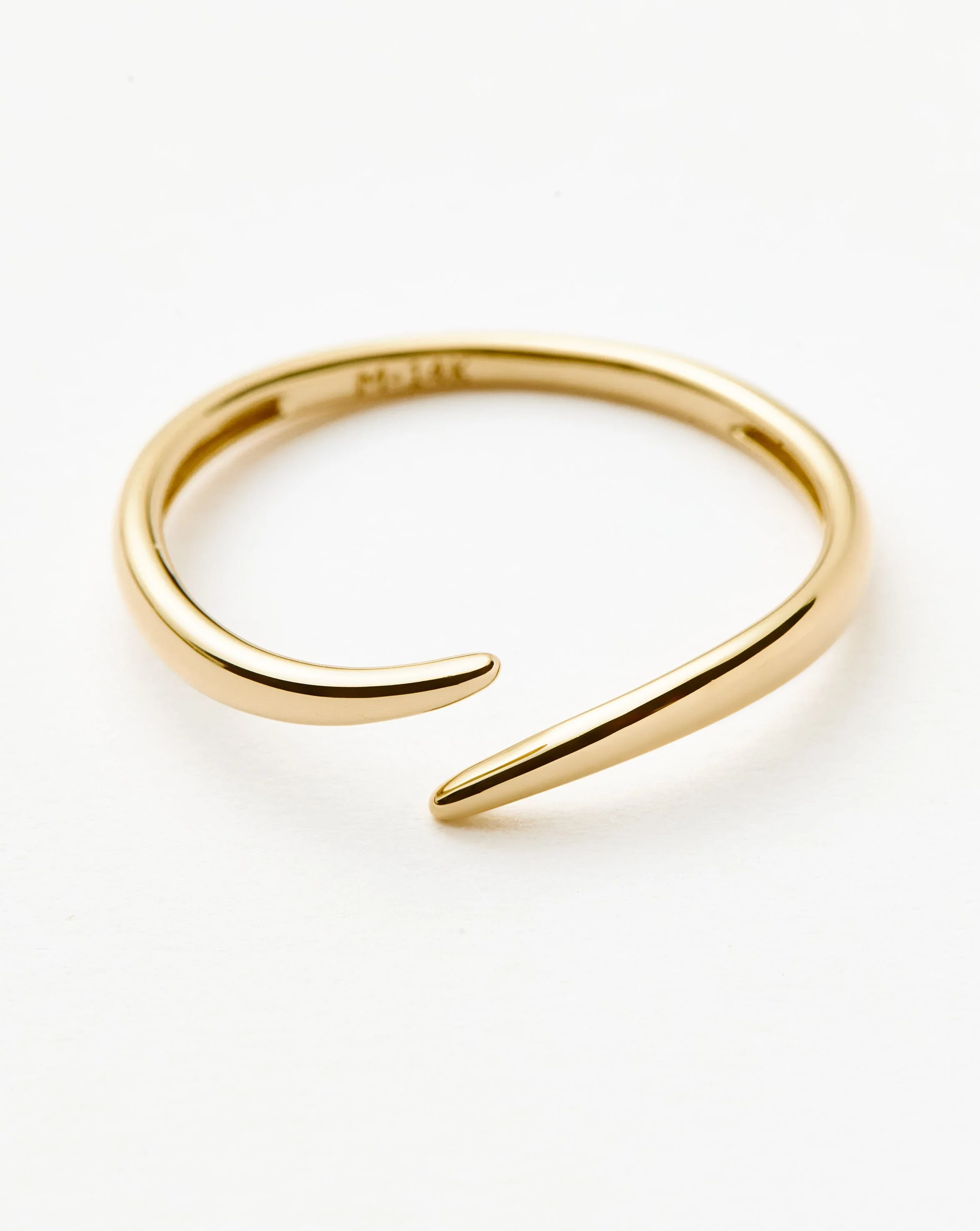 Solid Gold Open Claw Ring | 14k Solid Gold - Image 4