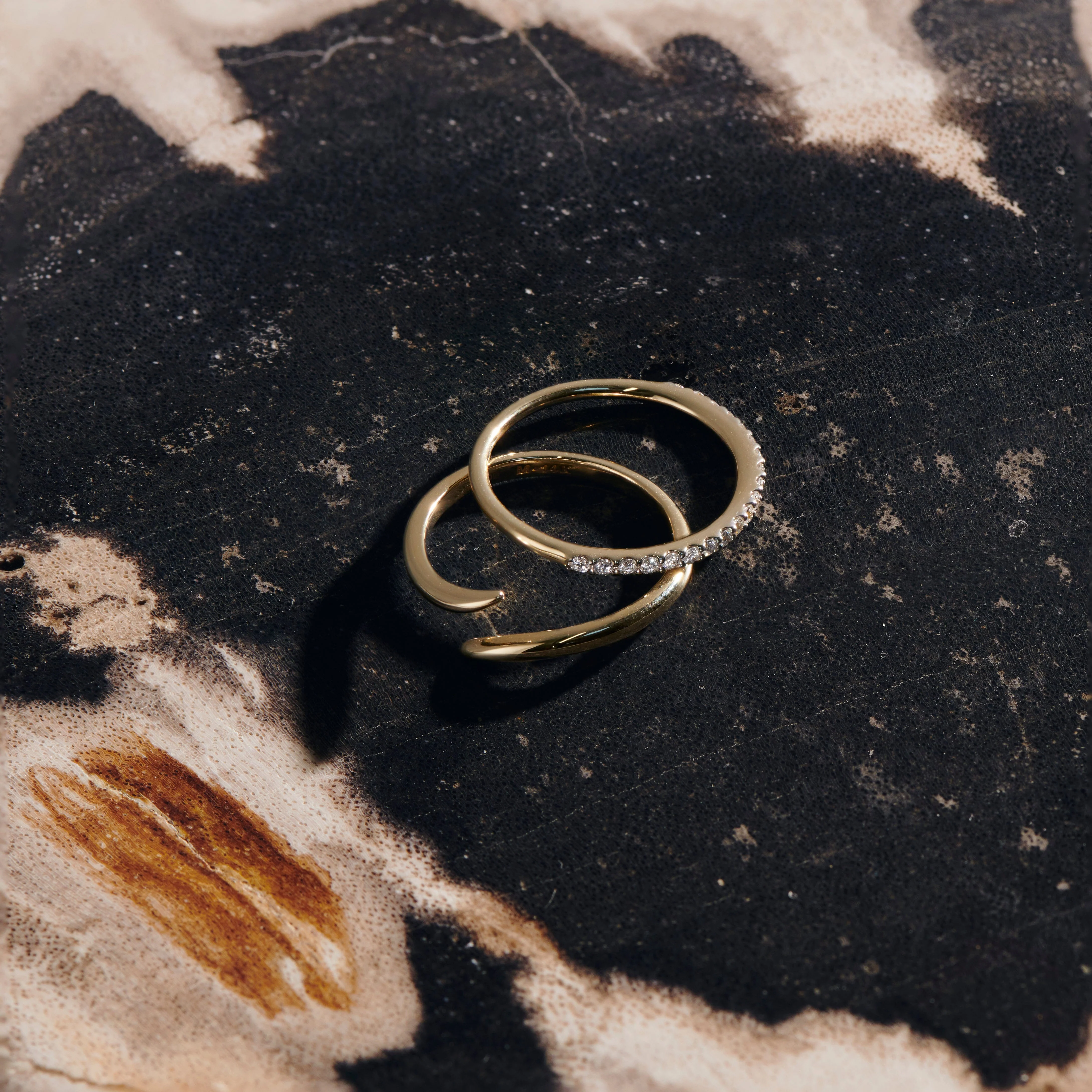 Solid Gold Open Claw Ring | 14k Solid Gold - Image 5