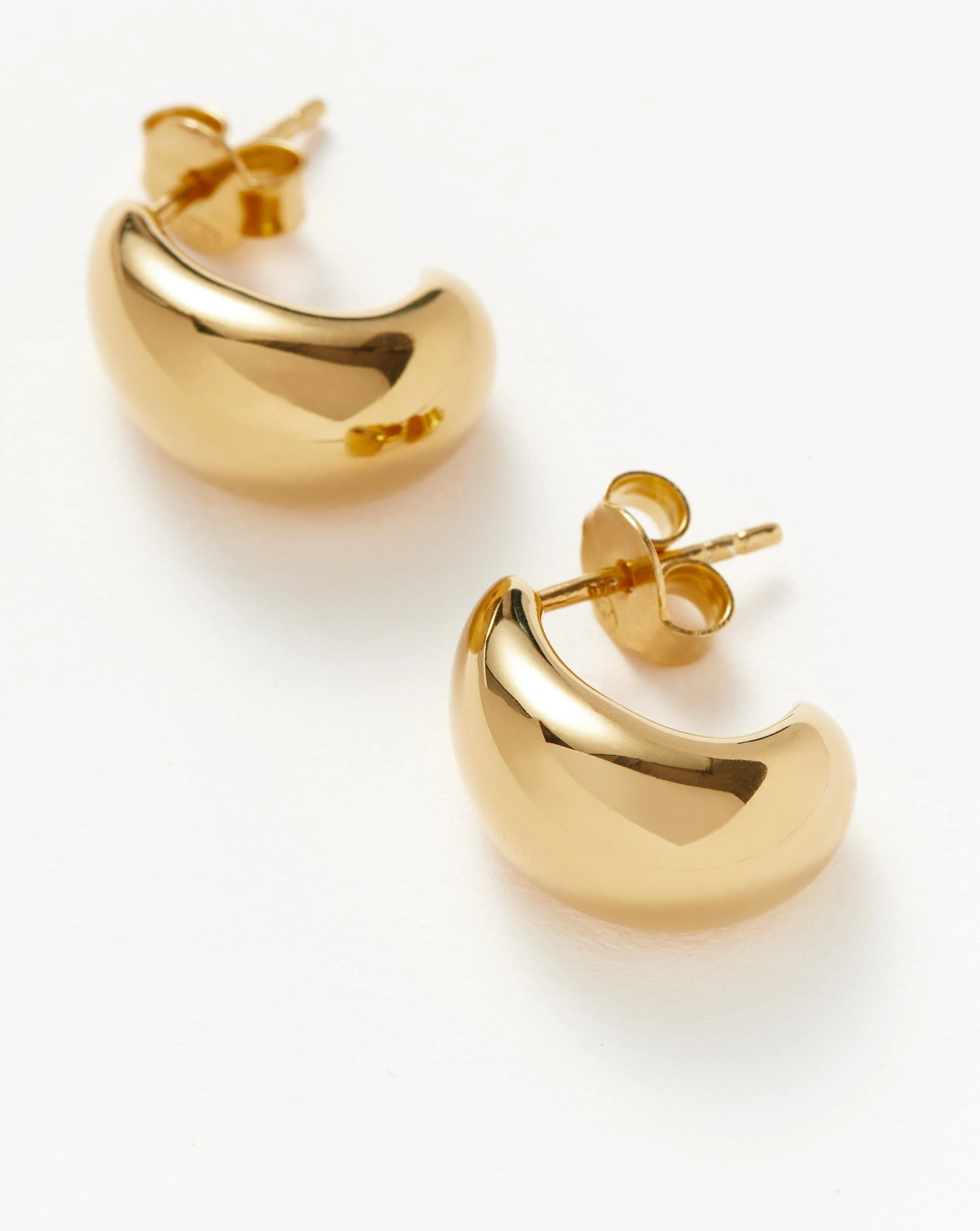 Savi Dome Mini Hoop Earrings - Image 4