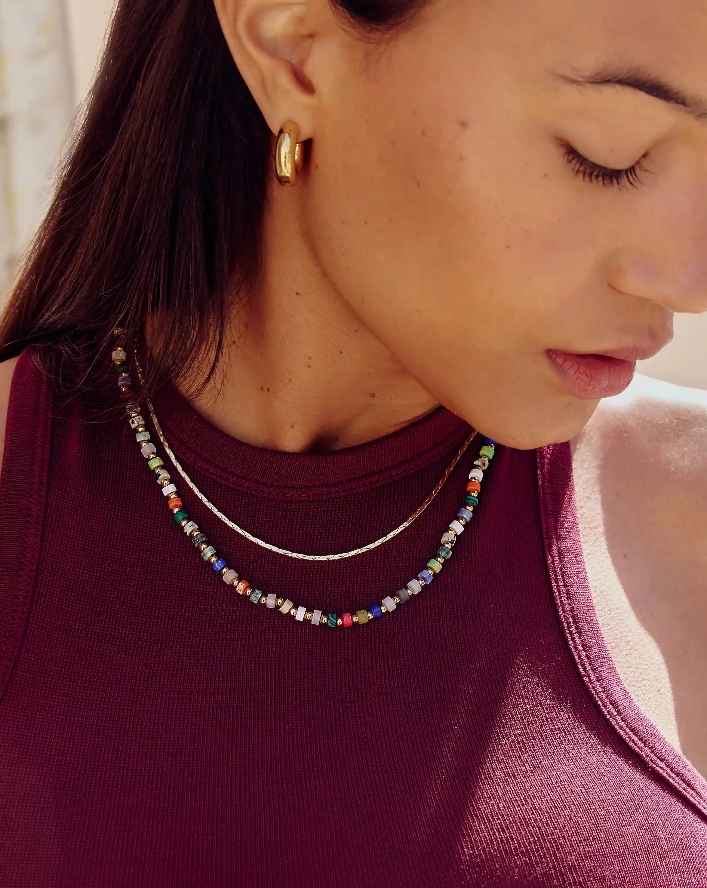 Short Beaded Necklace - Image 3